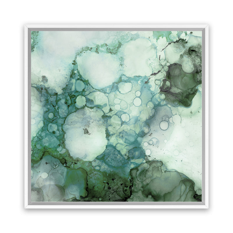 Shop Zen Panel I (Square) Canvas Art Print-Abstract, Green, PC, Square, View All-framed wall decor artwork