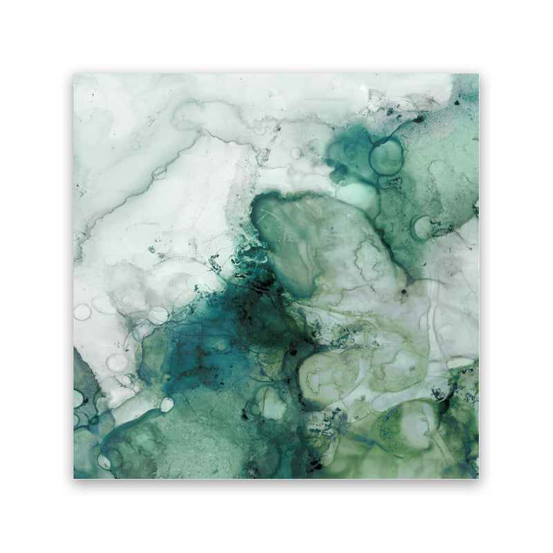 Shop Zen Panel IV (Square) Canvas Art Print-Abstract, Green, PC, Square, View All-framed wall decor artwork
