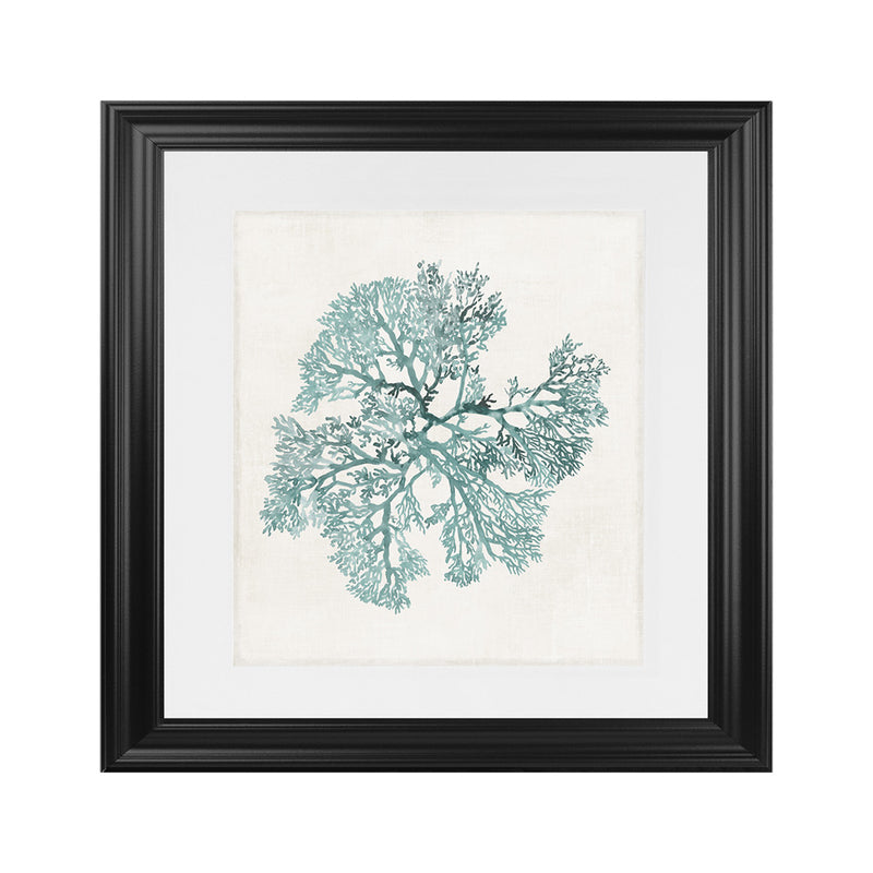 Shop Teal Coral II (Square) Art Print-Abstract, Green, PC, Square, View All-framed painted poster wall decor artwork