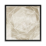 Shop Woven Linen II (Square) Canvas Art Print-Abstract, Brown, PC, Square, View All-framed wall decor artwork