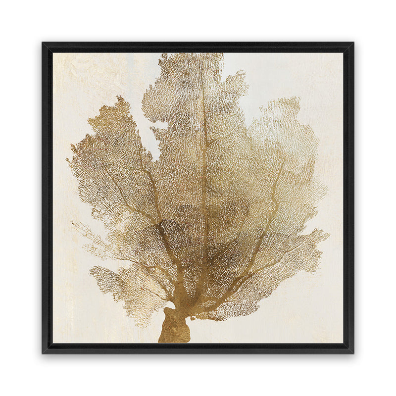 Shop Luxe Coral II (Square) Canvas Art Print-Abstract, Brown, PC, Square, View All-framed wall decor artwork