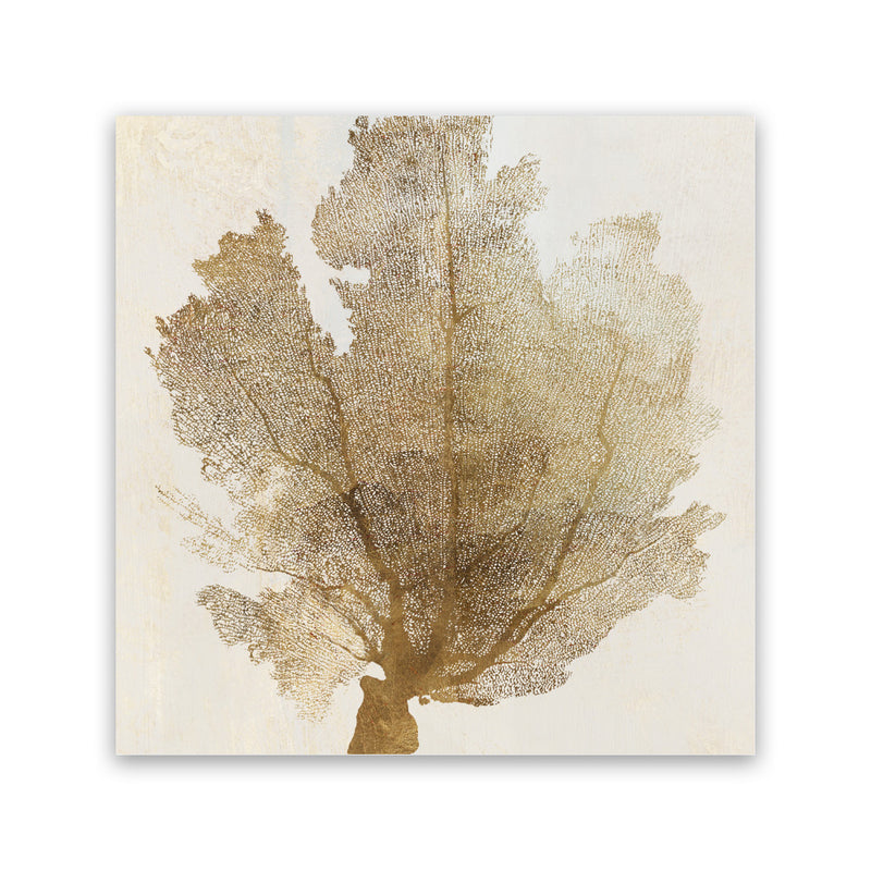 Shop Luxe Coral II (Square) Canvas Art Print-Abstract, Brown, PC, Square, View All-framed wall decor artwork