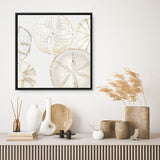 Shop Sea Patterns I (Square) Canvas Art Print-Abstract, Neutrals, PC, Square, View All-framed wall decor artwork