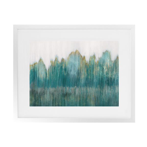 Shop Stumbled Art Print-Abstract, Green, Horizontal, PC, Rectangle, View All-framed painted poster wall decor artwork