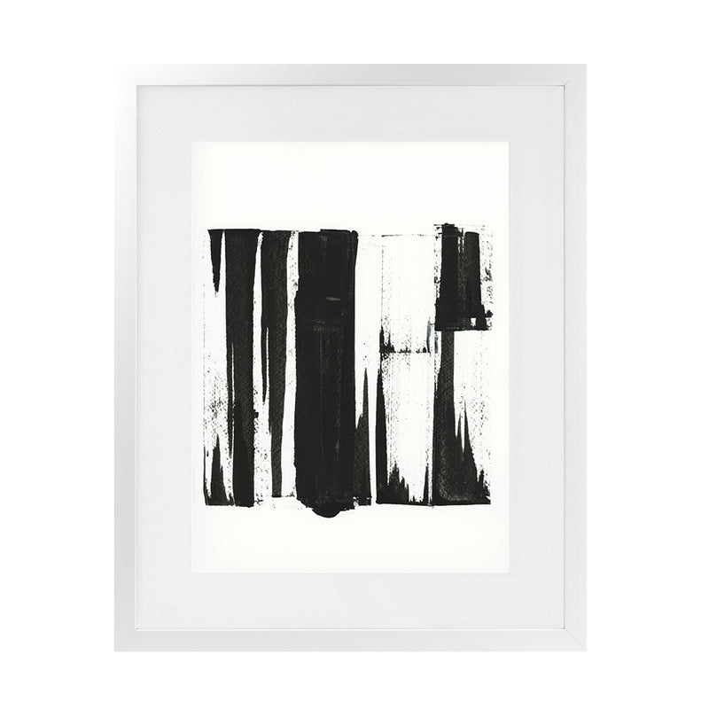 Shop Black Bars I Art Print-Abstract, Black, PC, Portrait, Rectangle, View All-framed painted poster wall decor artwork