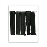 Shop Black Bars II Art Print-Abstract, Black, PC, Portrait, Rectangle, View All-framed painted poster wall decor artwork
