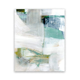 Shop White Blues I Art Print-Abstract, Blue, Green, PC, Portrait, Rectangle, View All-framed painted poster wall decor artwork