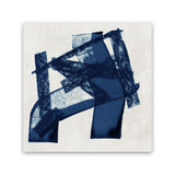 Shop Navy Paths I (Square) Canvas Art Print-Abstract, Blue, PC, Square, View All-framed wall decor artwork