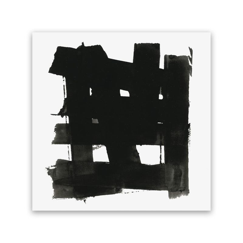 Shop Stacking Together I (Square) Canvas Art Print-Abstract, Black, PC, Square, View All-framed wall decor artwork