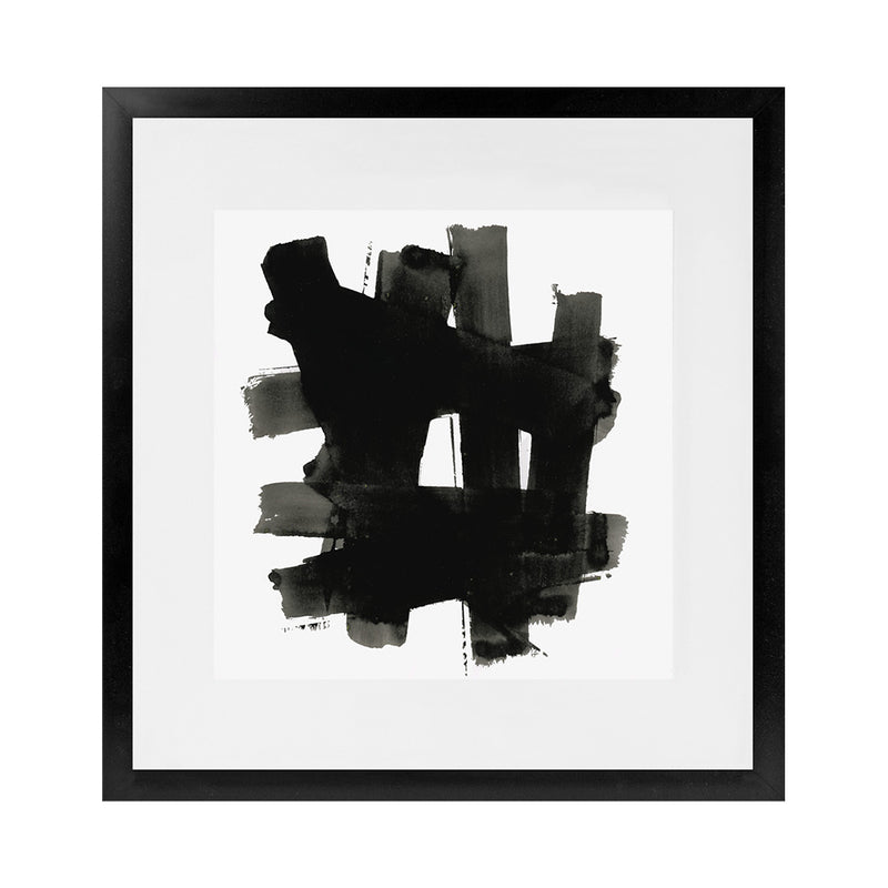 Shop Stacking Together II (Square) Art Print-Abstract, Black, PC, Square, View All-framed painted poster wall decor artwork