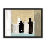 Shop Antique Clay Urns I Canvas Art Print-Abstract, Brown, Horizontal, PC, Rectangle, View All-framed wall decor artwork