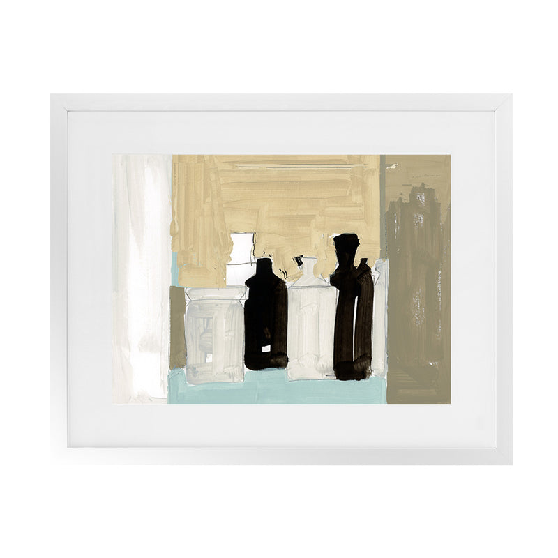 Shop Antique Clay Urns I Art Print-Abstract, Brown, Horizontal, PC, Rectangle, View All-framed painted poster wall decor artwork