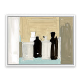 Shop Antique Clay Urns I Canvas Art Print-Abstract, Brown, Horizontal, PC, Rectangle, View All-framed wall decor artwork