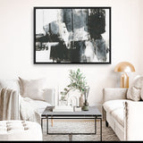 Shop Rave Review I Canvas Art Print-Abstract, Black, Horizontal, PC, Rectangle, View All-framed wall decor artwork