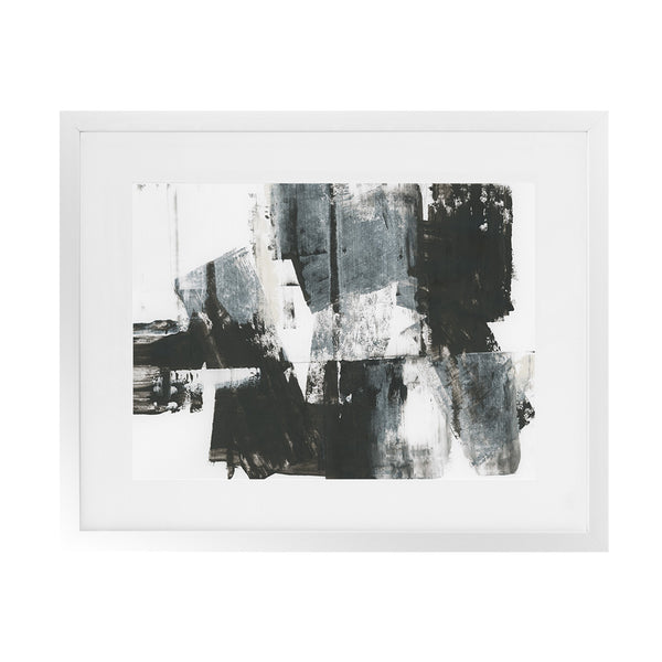 Shop Rave Review I Art Print-Abstract, Black, Horizontal, PC, Rectangle, View All-framed painted poster wall decor artwork