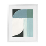 Shop Curved Stream II Art Print-Abstract, Blue, PC, Portrait, Rectangle, View All-framed painted poster wall decor artwork