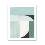 Shop Curved Stream III Art Print-Abstract, Green, PC, Portrait, Rectangle, View All-framed painted poster wall decor artwork