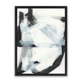 Shop Noir Shapes I Canvas Art Print-Abstract, Black, PC, Portrait, Rectangle, View All, White-framed wall decor artwork