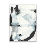 Shop Noir Shapes I Canvas Art Print-Abstract, Black, PC, Portrait, Rectangle, View All, White-framed wall decor artwork
