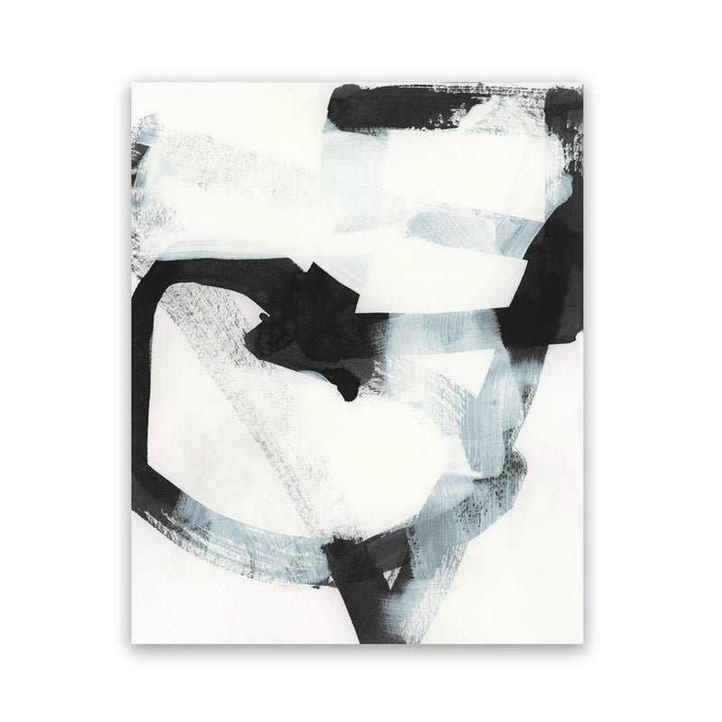 Shop Noir Shapes III Art Print-Abstract, Black, PC, Portrait, Rectangle, View All, White-framed painted poster wall decor artwork