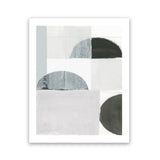 Shop Shape Parade I Art Print-Abstract, Black, Neutrals, PC, Portrait, Rectangle, View All-framed painted poster wall decor artwork