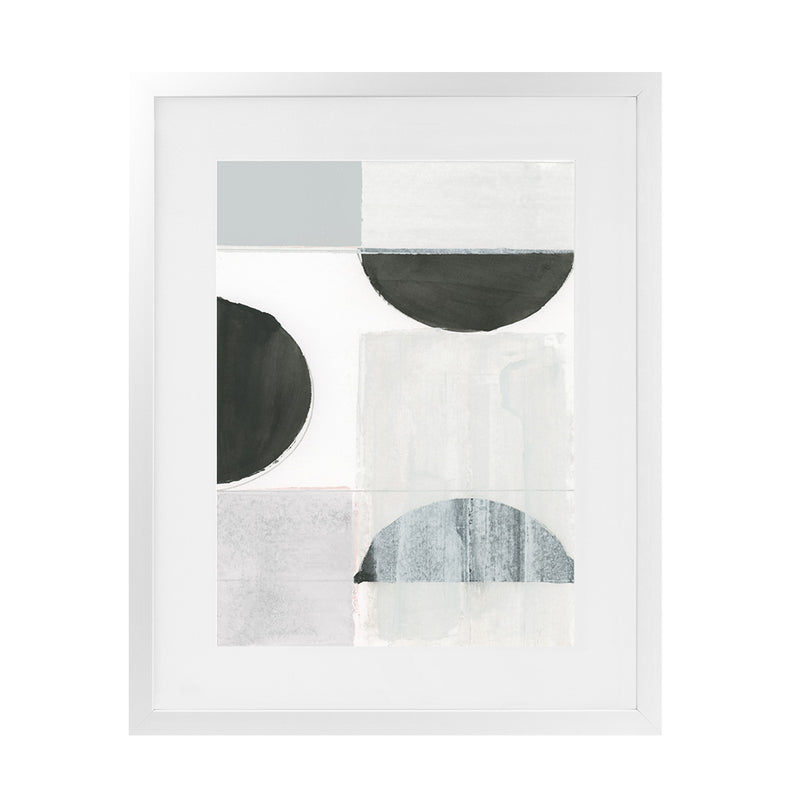 Shop Shape Parade II Art Print-Abstract, Neutrals, PC, Portrait, Rectangle, View All-framed painted poster wall decor artwork