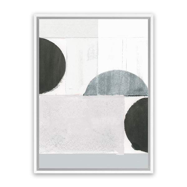 Shop Shape Parade III Canvas Art Print-Abstract, Neutrals, PC, Portrait, Rectangle, View All-framed wall decor artwork