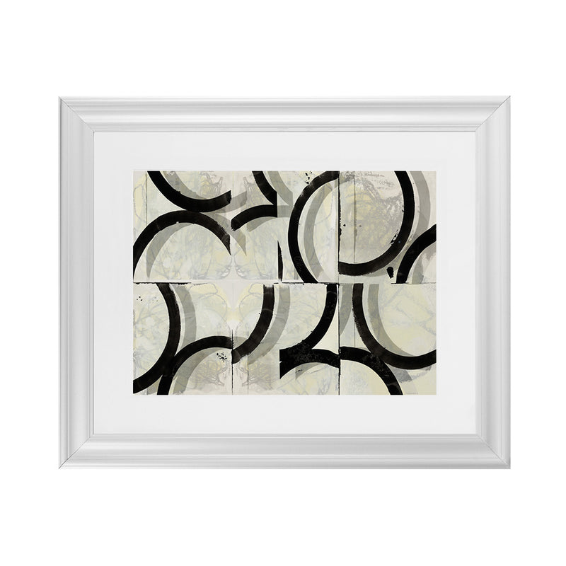 Shop Space Time I Art Print-Abstract, Black, Horizontal, PC, Rectangle, View All-framed painted poster wall decor artwork