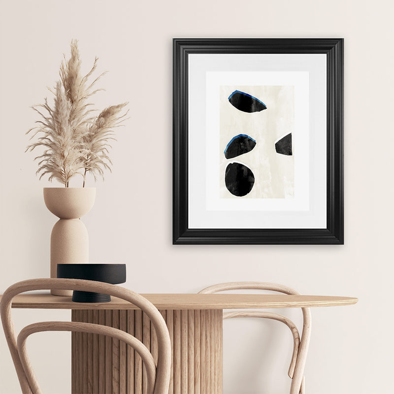 Shop Neutral Black And White I Art Print-Abstract, Black, Neutrals, PC, Portrait, Rectangle, View All-framed painted poster wall decor artwork