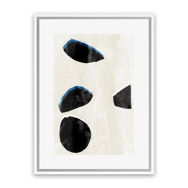 Shop Neutral Black And White I Canvas Art Print-Abstract, Black, Neutrals, PC, Portrait, Rectangle, View All-framed wall decor artwork