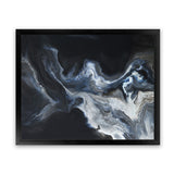 Shop Elemental I Art Print-Abstract, Black, Blue, Horizontal, Landscape, Rectangle, View All-framed painted poster wall decor artwork