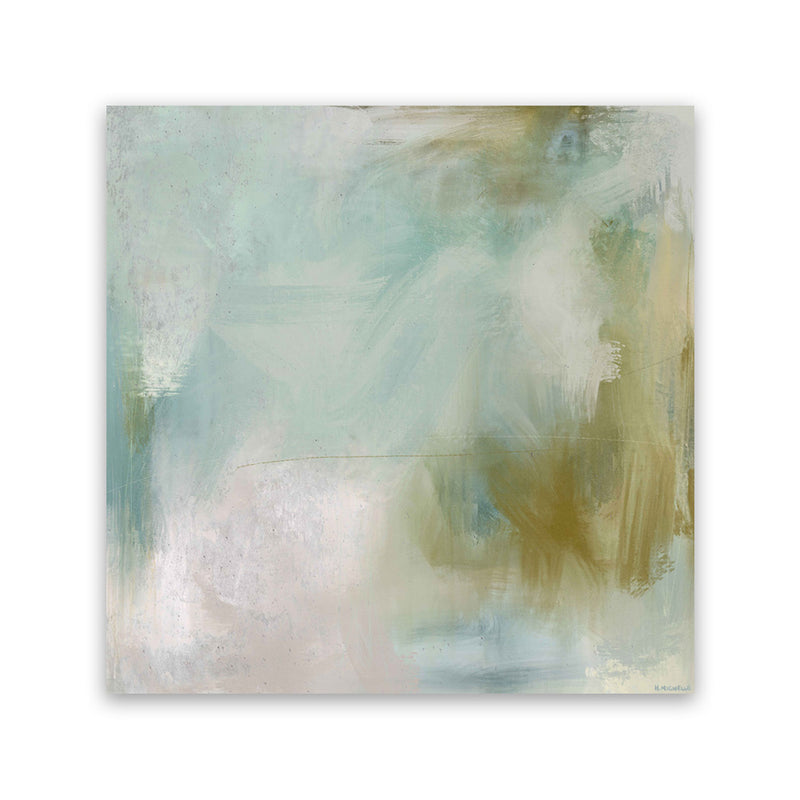Shop Beach Comber (Square) Canvas Art Print-Abstract, Blue, Green, Square, View All-framed wall decor artwork