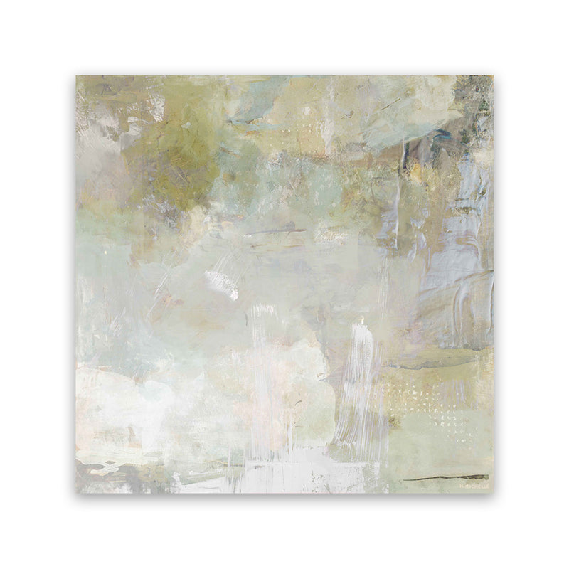 Shop Kindred (Square) Canvas Art Print-Abstract, Green, Grey, Square, View All-framed wall decor artwork