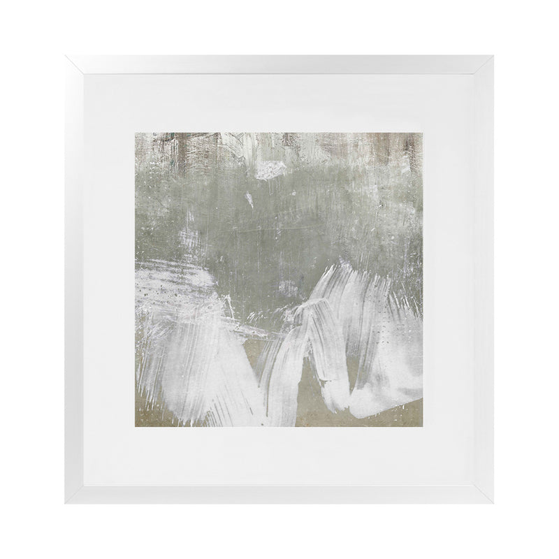 Shop Hideaway Beach (Square) Art Print-Abstract, Green, Grey, Square, View All-framed painted poster wall decor artwork