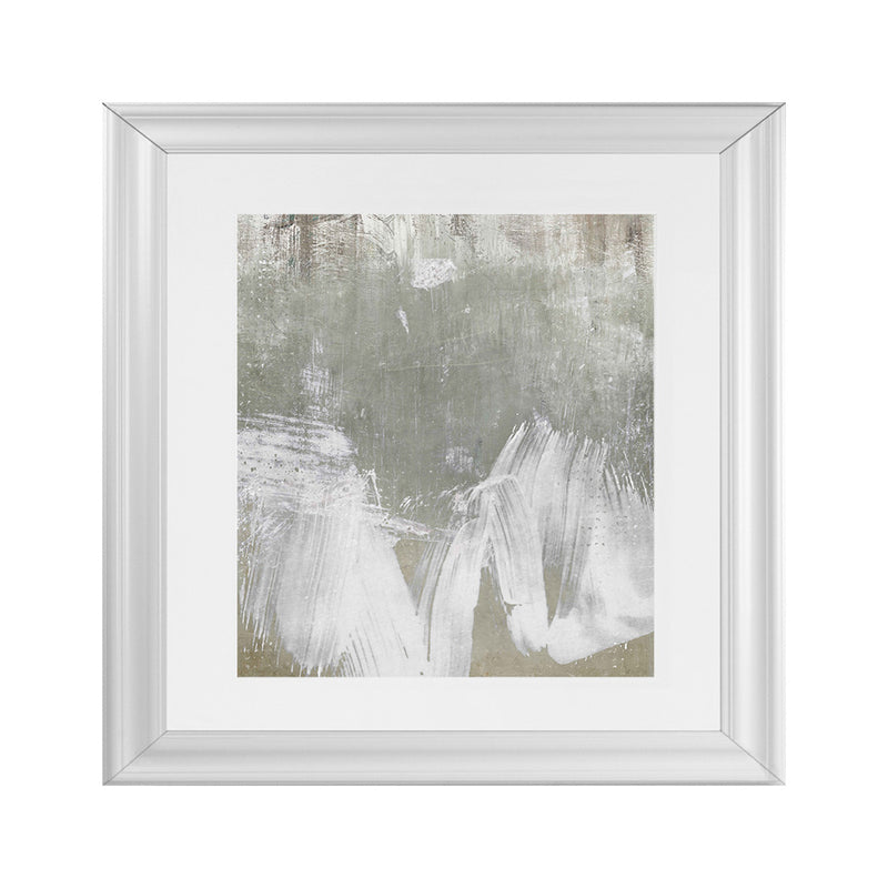 Shop Hideaway Beach (Square) Art Print-Abstract, Green, Grey, Square, View All-framed painted poster wall decor artwork
