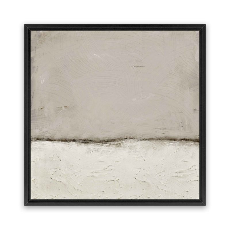 Shop Morning Haze (Square) Canvas Art Print-Abstract, Grey, Neutrals, Square, View All-framed wall decor artwork