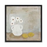 Shop Sweet Lemonade (Square) Canvas Art Print-Abstract, Grey, Square, View All, Yellow-framed wall decor artwork