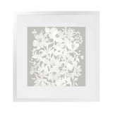 Shop Floral Silhouette (Square) Art Print-Abstract, Florals, Neutrals, Square, View All-framed painted poster wall decor artwork