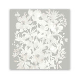 Shop Floral Silhouette (Square) Art Print-Abstract, Florals, Neutrals, Square, View All-framed painted poster wall decor artwork