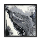 Shop Approaching (Square) Canvas Art Print-Abstract, Black, Grey, Square, View All-framed wall decor artwork