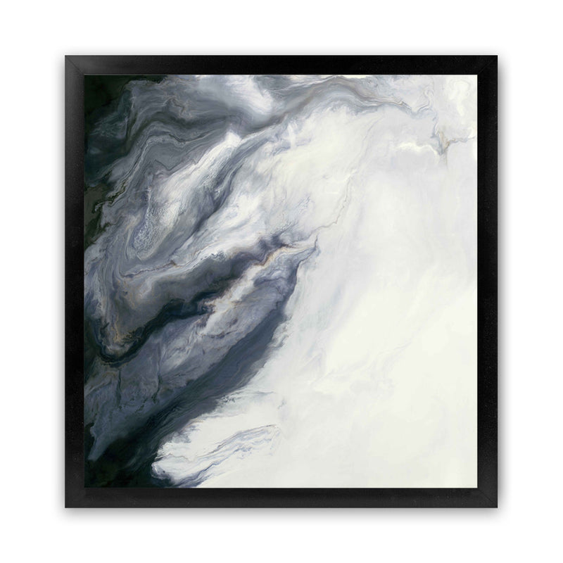 Shop Affinity (Square) Art Print-Abstract, Black, Grey, Square, View All, White-framed painted poster wall decor artwork
