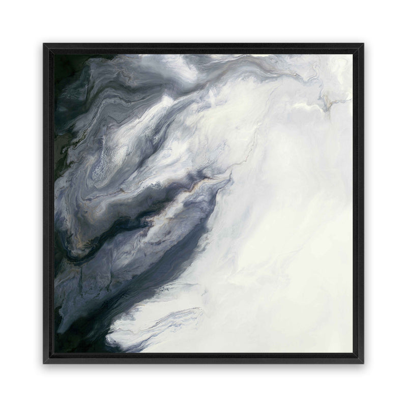 Shop Affinity (Square) Canvas Art Print-Abstract, Black, Grey, Square, View All, White-framed wall decor artwork
