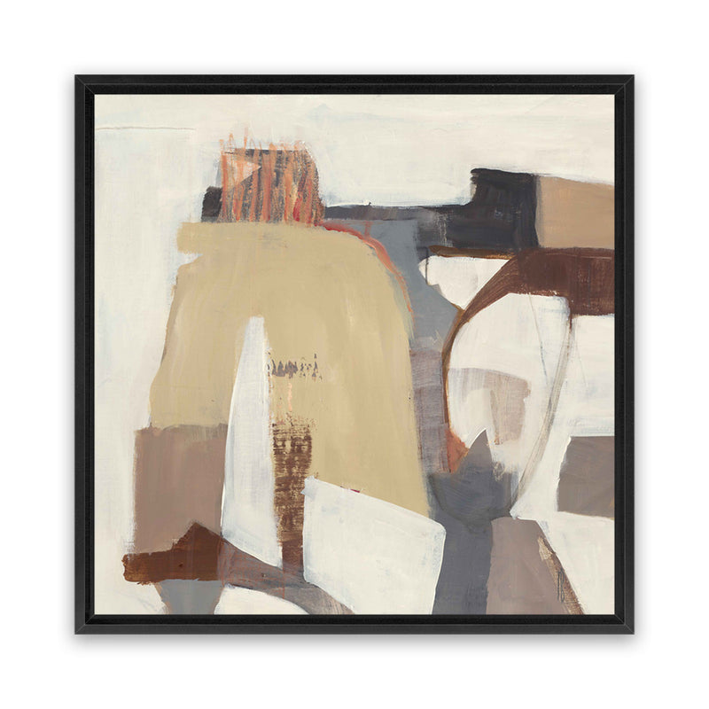 Shop Neutrality V1 (Square) Canvas Art Print-Abstract, Brown, Neutrals, Square, View All-framed wall decor artwork