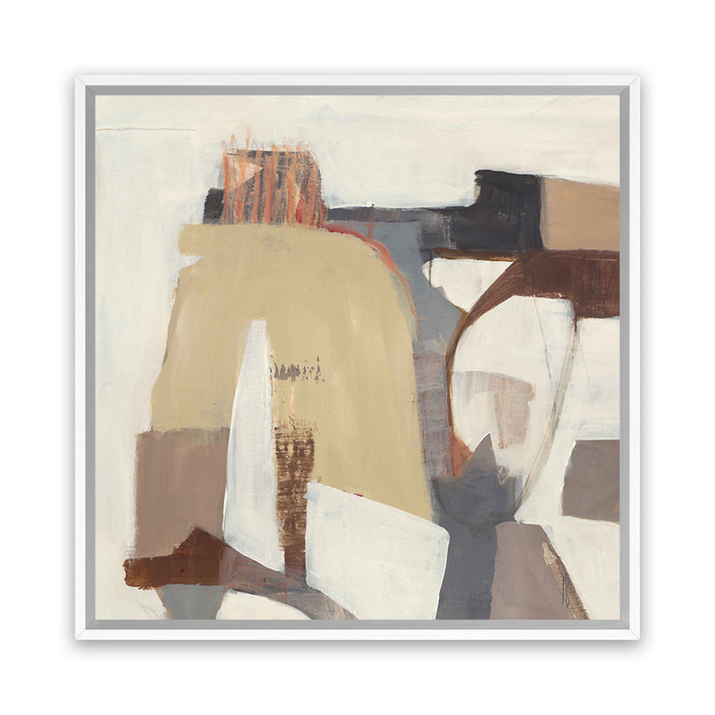 Shop Neutrality V1 (Square) Canvas Art Print-Abstract, Brown, Neutrals, Square, View All-framed wall decor artwork