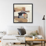 Shop Neutrality V2 (Square) Canvas Art Print-Abstract, Brown, Neutrals, Square, View All-framed wall decor artwork