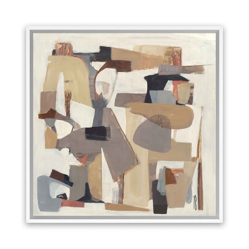 Shop Neutrality (Square) Canvas Art Print-Abstract, Brown, Neutrals, Square, View All-framed wall decor artwork