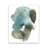 Shop Turquoise Aqua Watercolour II Art Print-Abstract, Blue, Green, Portrait, Rectangle, View All-framed painted poster wall decor artwork