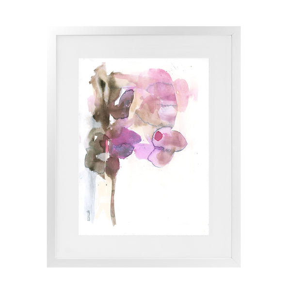 Purple Watercolor Swatches - Fine Art Print