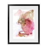Shop Pink Watercolour II Art Print-Abstract, Pink, Portrait, Rectangle, View All-framed painted poster wall decor artwork
