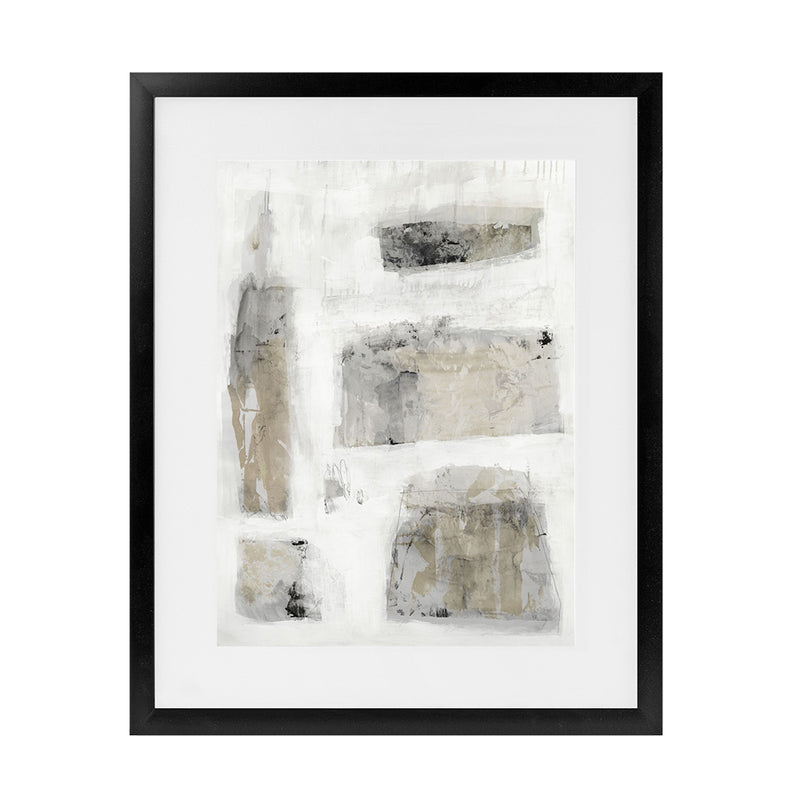 Shop A Simple Love Art Print-Abstract, Grey, Neutrals, Portrait, Rectangle, View All-framed painted poster wall decor artwork